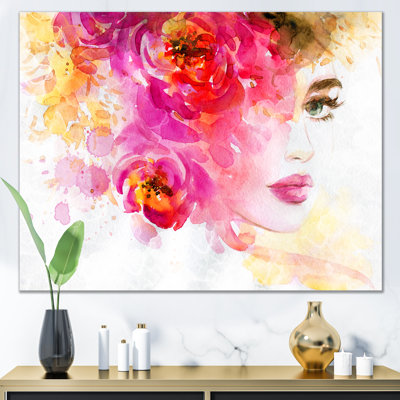 Art floral sur toile
