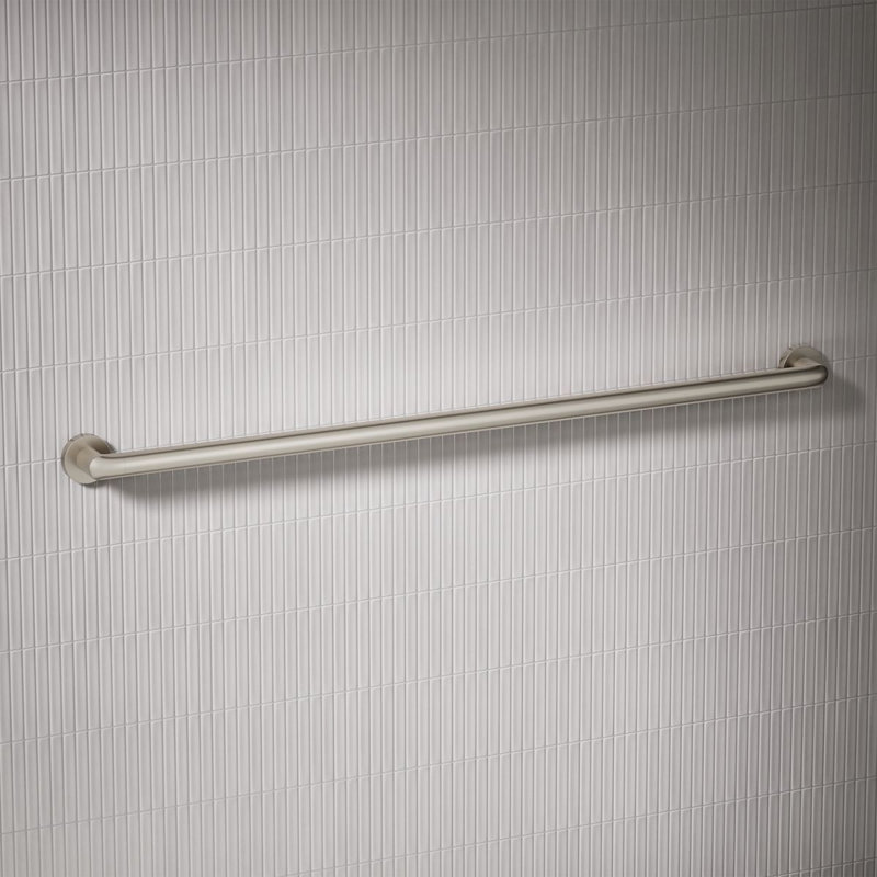 Kumin Grab Bar, Brushed Nickel, 42" W