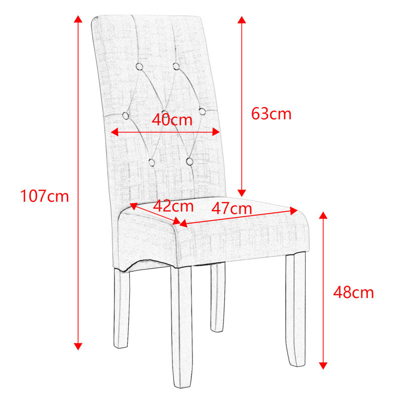 Ronna Dining Chair, Light Grey