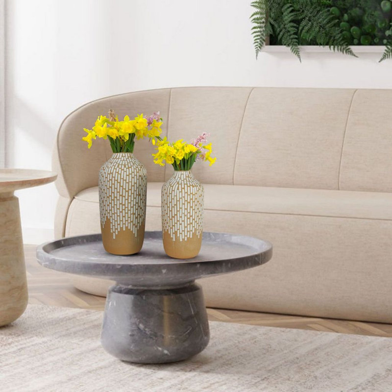Bellair Ceramic / Porcelain Table Vase, Brown