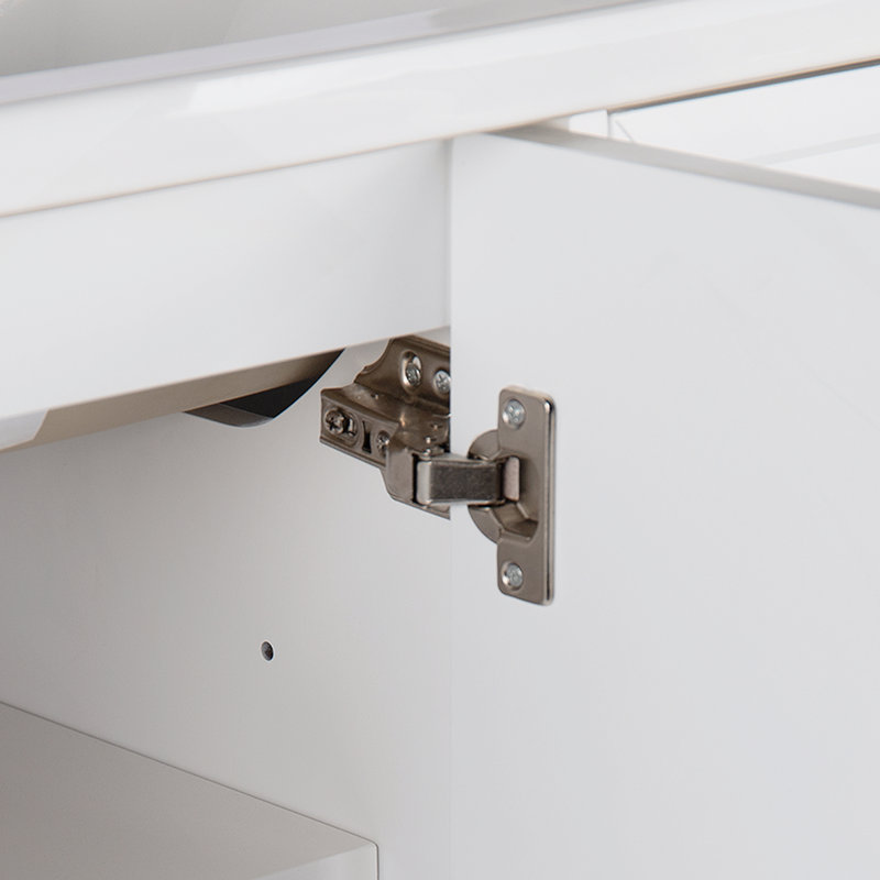 Armoire de salle de bain, armoire seulement, Blanc
