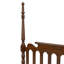 Lits avec rangement, structure en bois grand, chambre d'amis à broche rustique
