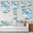 Blue Silver Spring I - Modern Wall Clock-1599462851