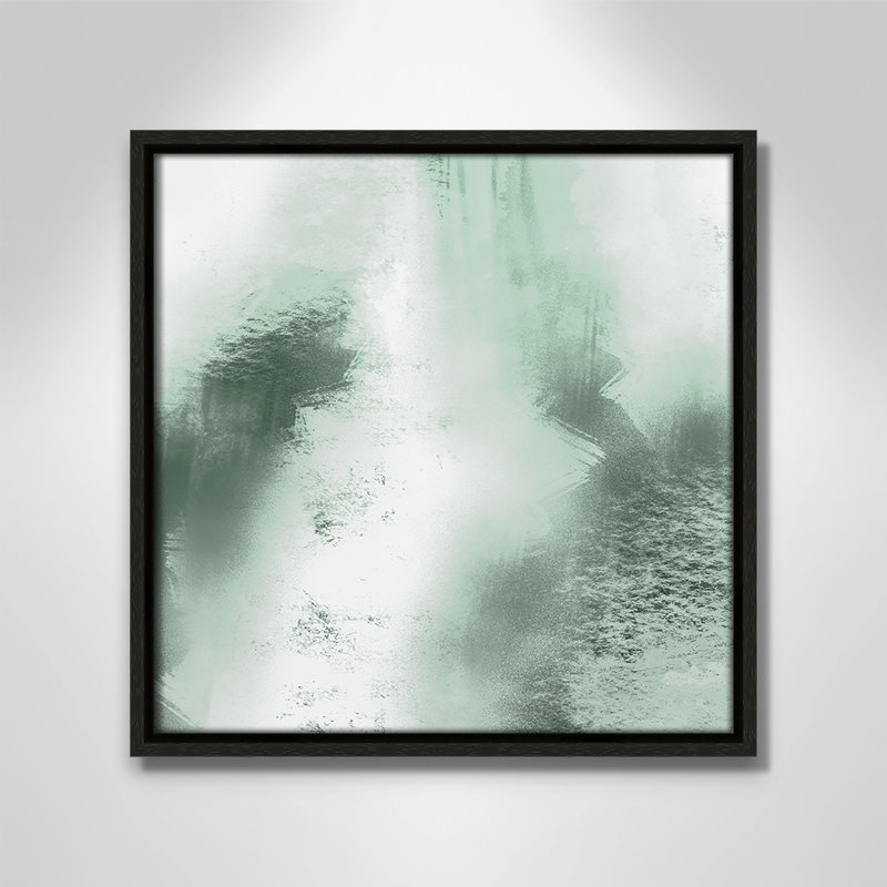 «Quietude Smudges I» par Marcus Prime, Espresso, H 13,5 po x l 13,5 po