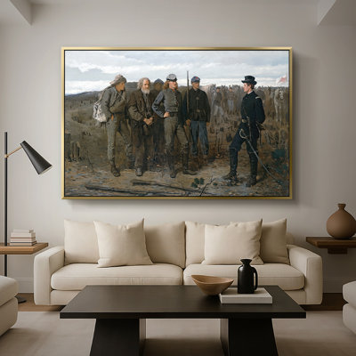 Prisoners from the Front, 1866 - Winslow Homer, toile tendue avec châssis