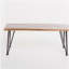 ZION INDUSTRIAL WOOD AND METAL COFFEE TABLE