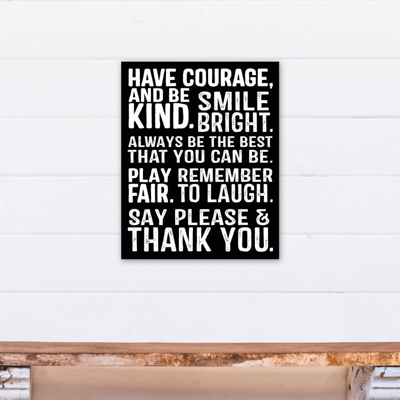 Awesome Words - Toile tendue, art textuel
