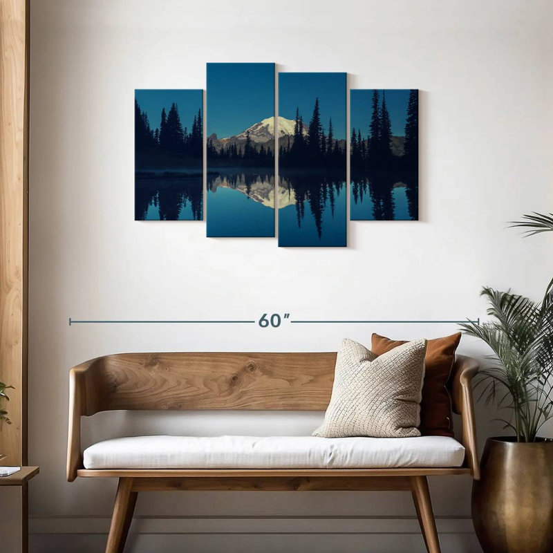 Alvord Mount Rainier Cloudless Sky, 27" H x 43" W