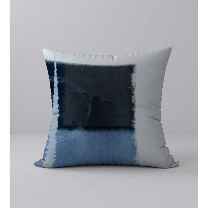 Reversible Throw Pillow, 24" H x 24" W