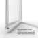 Sopora 24.75'' - 26.5'' W x 67'' H Pivot Framed Shower Door with Pattern Glass
