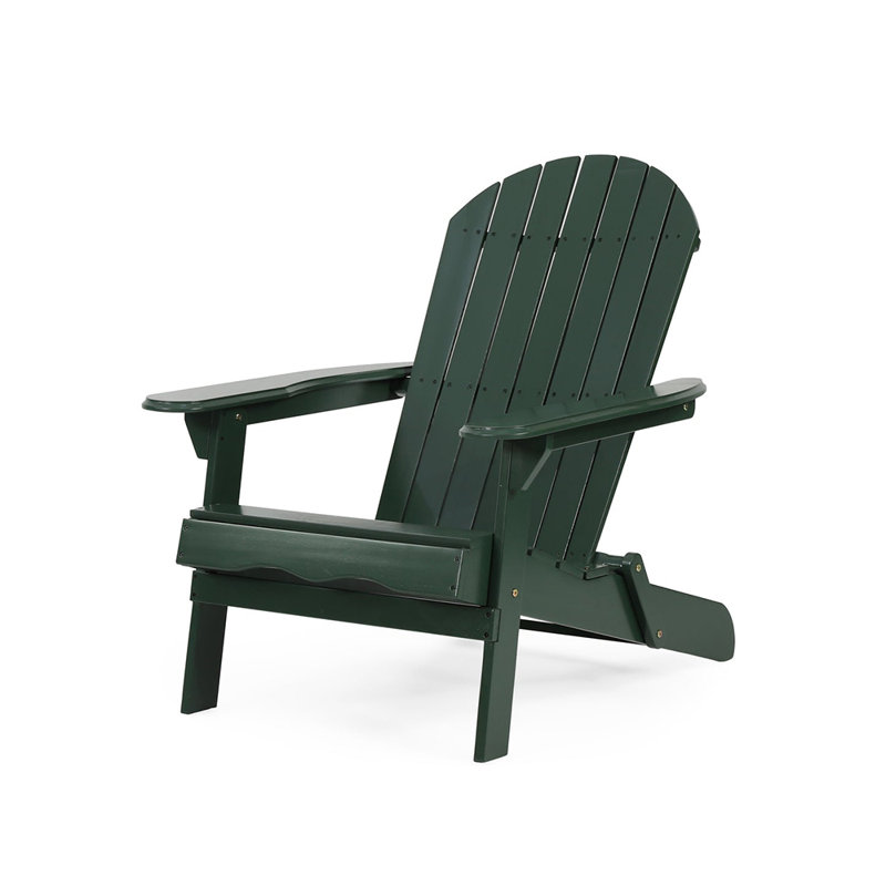 Chaise Adirondack pliante Vejle, Vert foncé