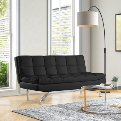 Warriner 70.5'' Faux Leather Sleeper Sofa