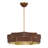 Atherton 5-Light Hubbs in Warm Brass