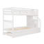 Lit superposé avec couchette Twintwin - construction blanche-38230263