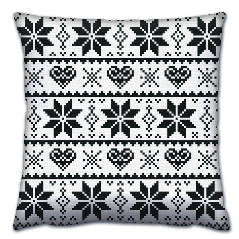 Coussin lavable de qualité supérieure, 17,0 x 17,0 pouces, 50% coton / 50% polyester, rembourrage en silicone, fermeture à glissière dissimulée | Doux, confortable et repassable | Parfait pour la décoration intérieure, le salon et la chambre à coucher
