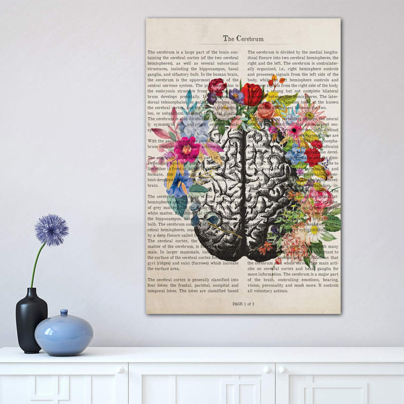 The Cerebrum - Wrapped Canvas Print, 66.04 cm H x 45.72 cm W x 3.175 cm D