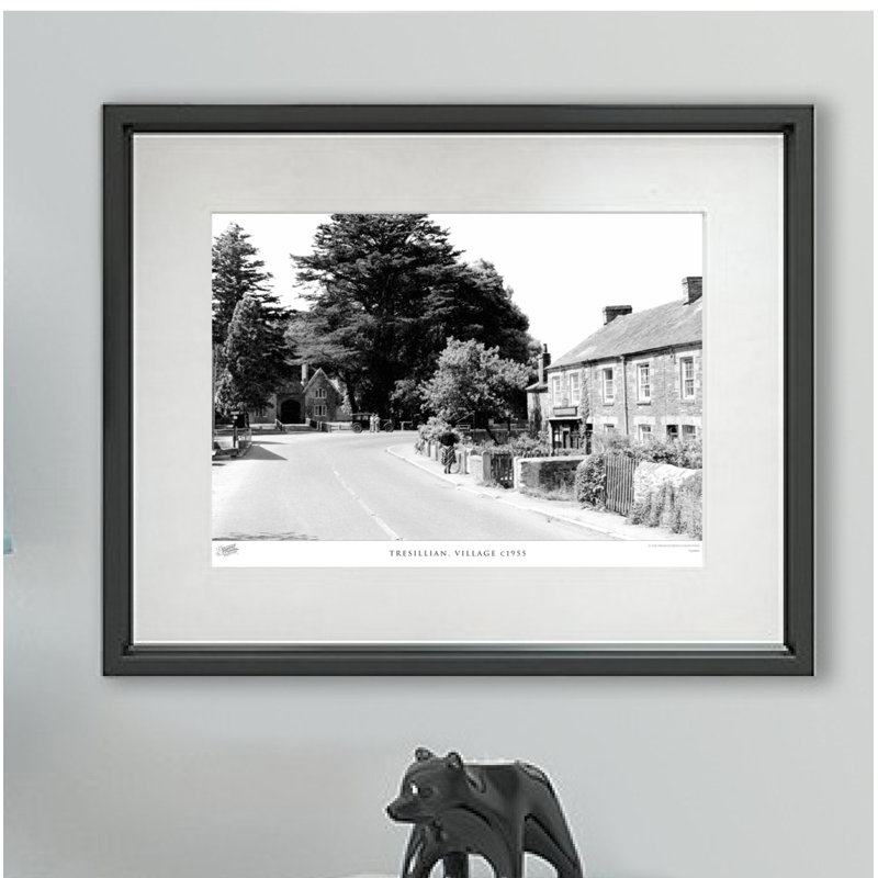 Tresillian, Village C1955 by Francis Frith - Single Picture Frame Print, 40cm H x 50cm W x 2.3cm D
