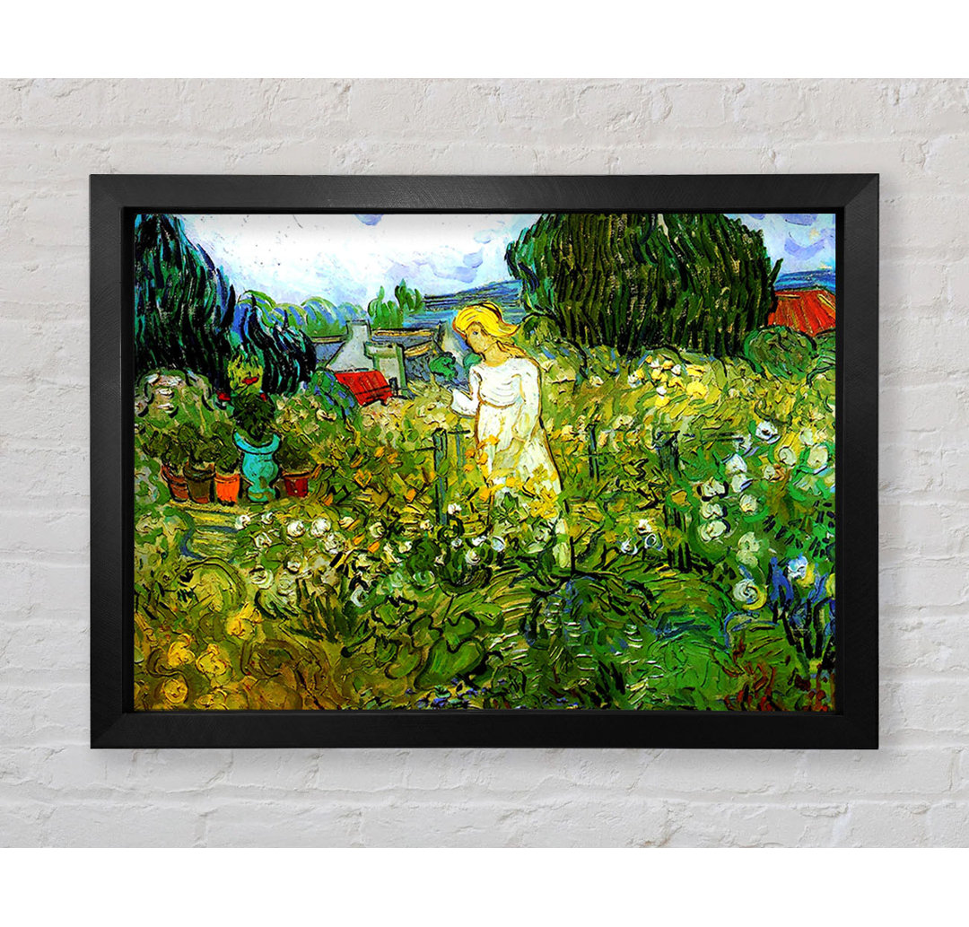 Van Gogh Marguerite Gachet Im Garten von Vincent Van Gogh - Einzelne Bilderrahmen Kunstdrucke