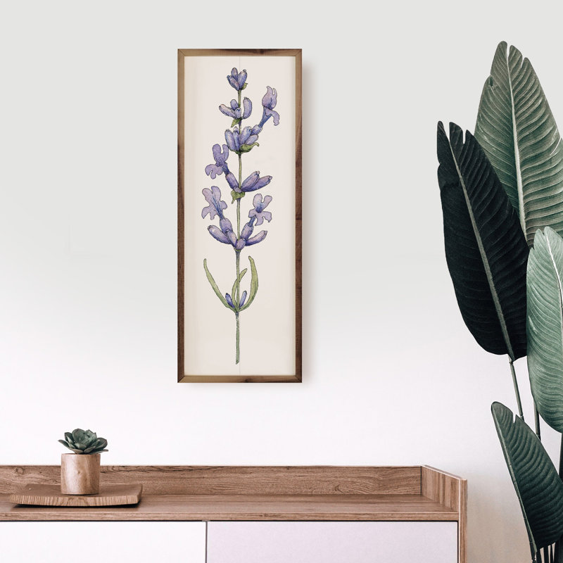 Lavender Stem, 36" H x 12" W
