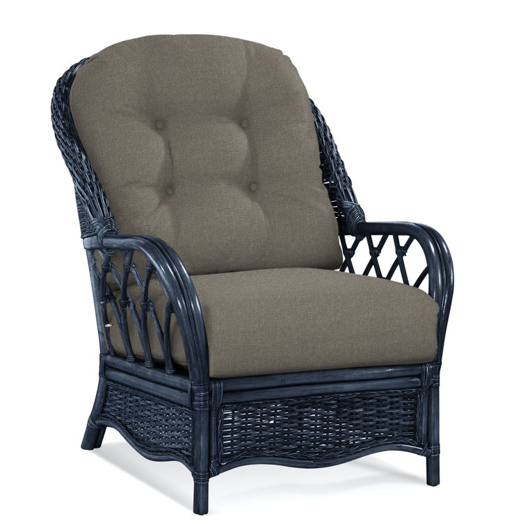 Chaise avec accoudoirs en rotin Everglade