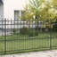 Powder-Coated Steel Fence Panels Included-124587309