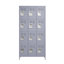 12 casiers en métal de 72 po de hauteur avec serrure pour les employés, armoire de rangement pour garage à domicile-1326148242