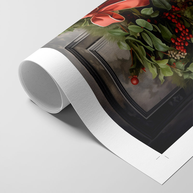 Christmas Holiday Art DCLX - Impression sur toile seulement - NON-CADRE, H 18 po x l 12 po