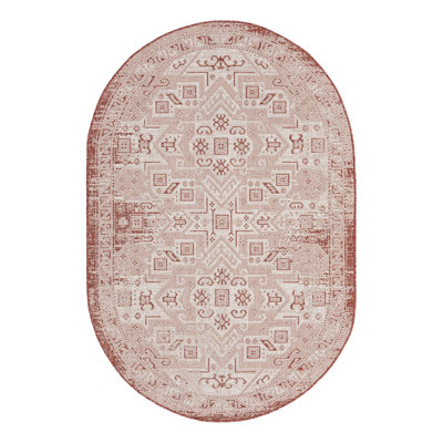 Tapis intérieur / extérieur bleu Allexis Southwestern