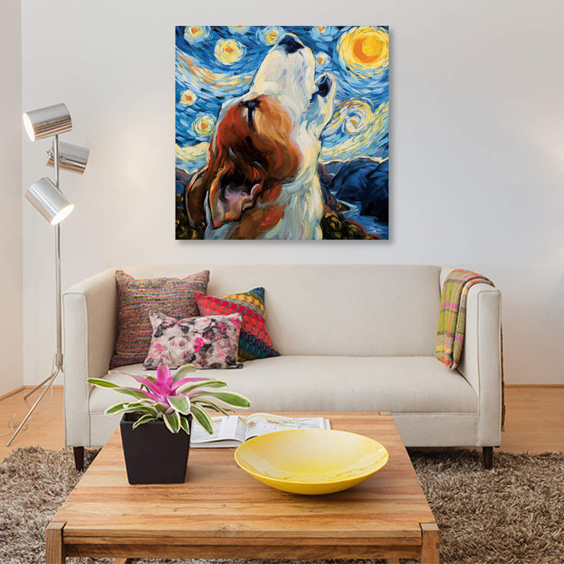Sing by CR Townsend - Giclee Art Print on Canvas, 45.72 cm H x 45.72 cm W x 1.91 cm D, Wrapped Canvas