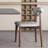 Gray sintered stone dining table set-108530890