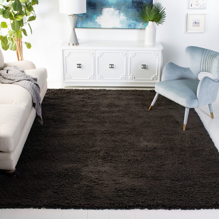Classic Shag Hand Tufted Performance Solid Color Rug