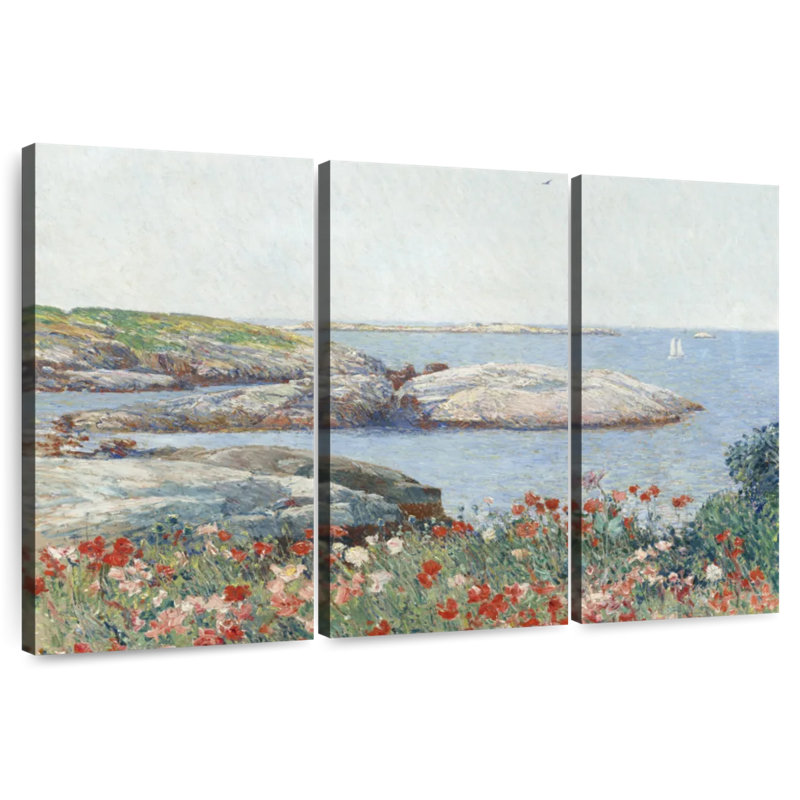 Alvord Poppies Isles Of Shoals, H 28 po x l 45 po
