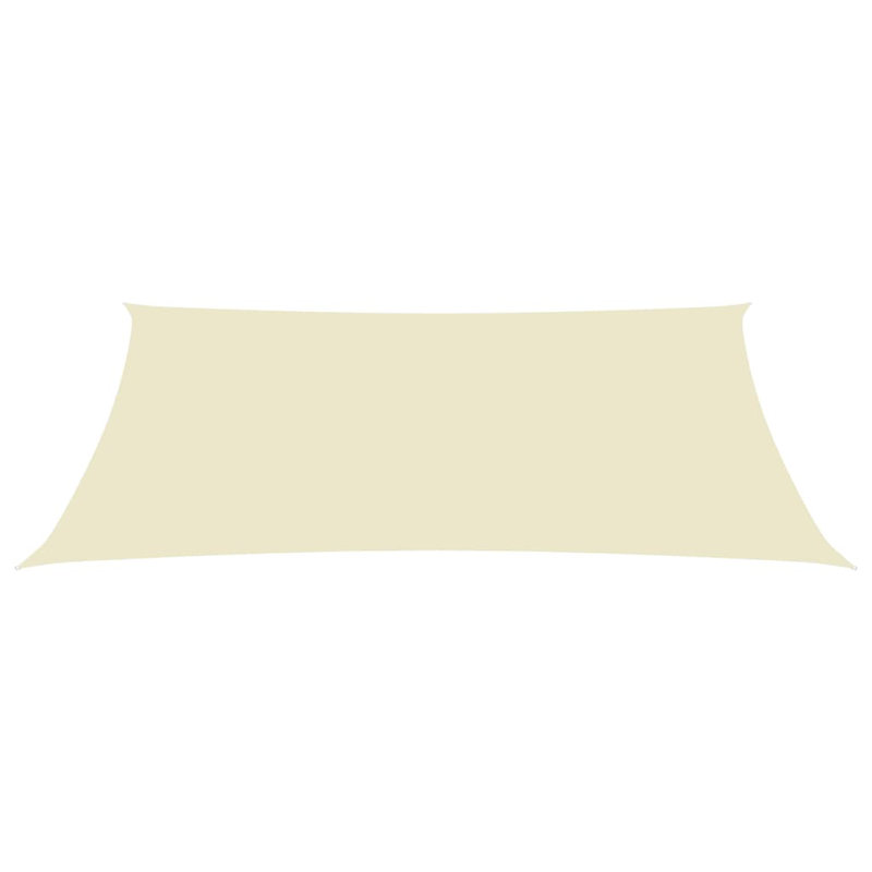 Plato Rectangular Shade Sail, Cream, 700cm x 500cm
