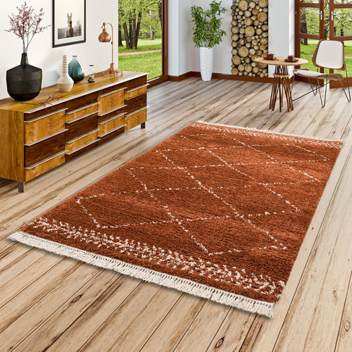 Bloomsbury Market Kepler Geometric Machine Woven Area Rug | Wayfair.co.uk