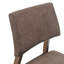 Chaise d'appoint rembourrée brun caillou Bryant