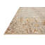 Tapis brun/ivoire tissé à la machine Varena-570125334