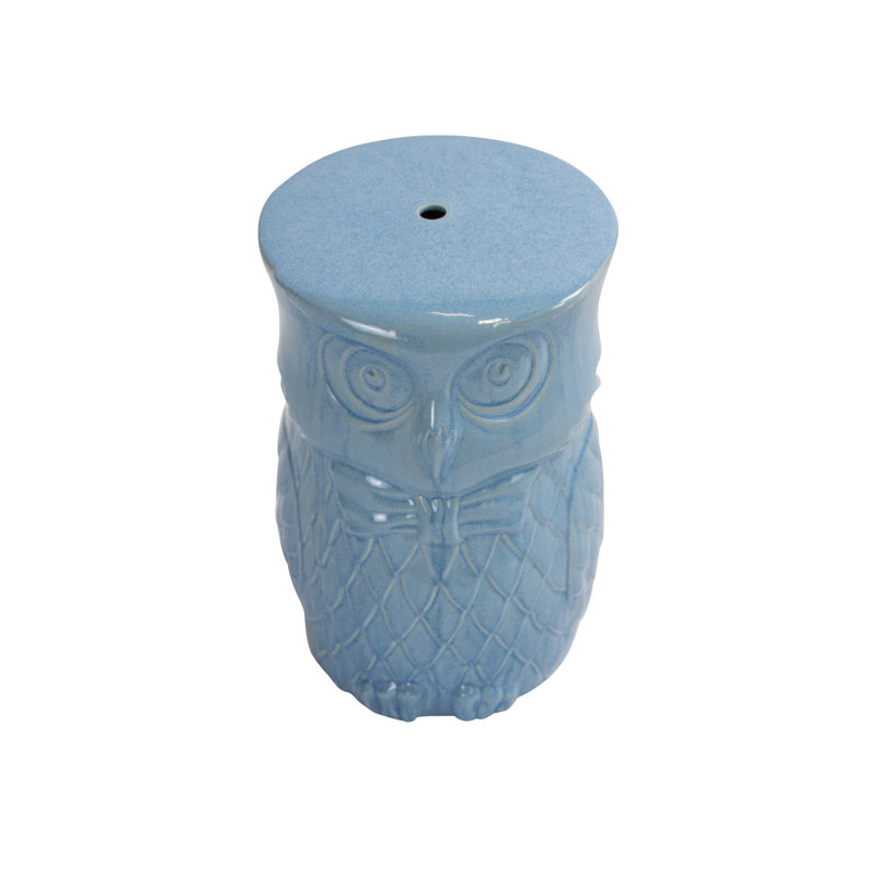 Castellon Ceramic Accent Stool