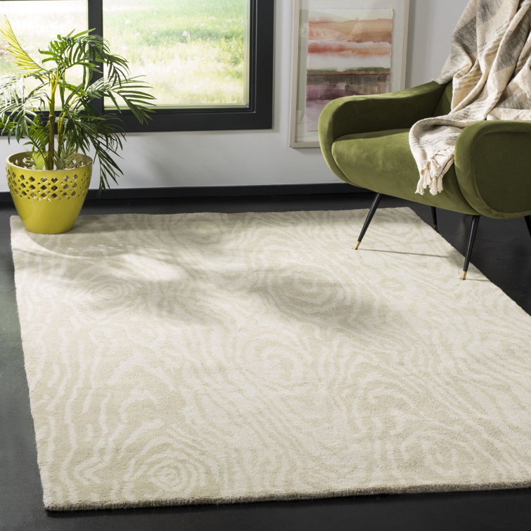 Martha Stewart Hand Tufted Wool Abstract Rug