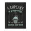 «Cupcake Is Happiness with Icing Canvas», design par Lettré et doublé-1003071688