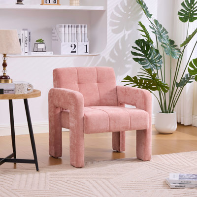 Fauteuil rembourré confortable de style nordique avec fauteuil rembourré confortable moderne, minimaliste, salon, chambre à coucher et bureau
