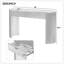 Console moderne de 54 po avec plateau ovale et 2 tiroirs-836258105