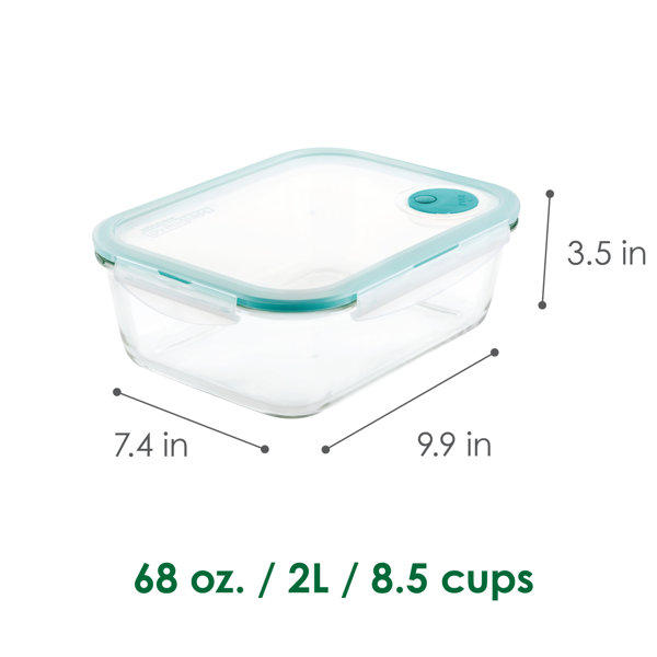 LocknLock 17 Glass Food Storage Container & Reviews