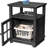 Cherelyn 24" Tall End Table with Storage and Built-In Outlets for Living Room, Nightstand for Bedroom, Office-1979457148-1979457149