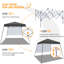 3m x 3m Iron Pop-Up Gazebo-96914232