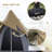 Teepee Tent, Waterproof Camping Tent with Porch Area, Floor and Carry Bag, for 2-3 Person Outdoor Backpacking Camping Hiking-112611620