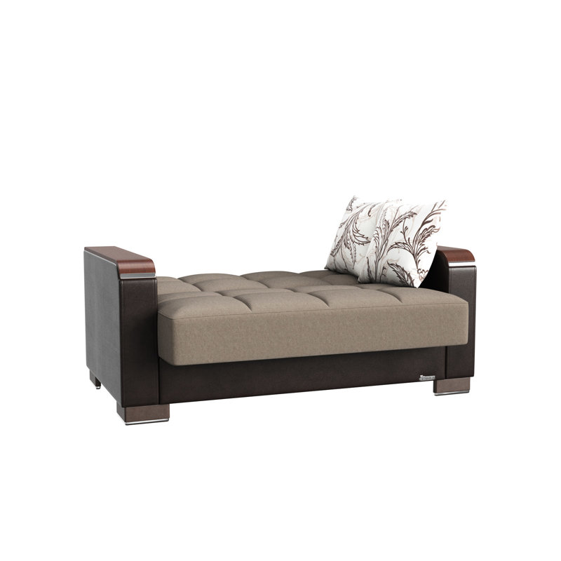 Revêtement beige / chenille, avec rangement et tissu doux en chenille, polyvalent et confortable