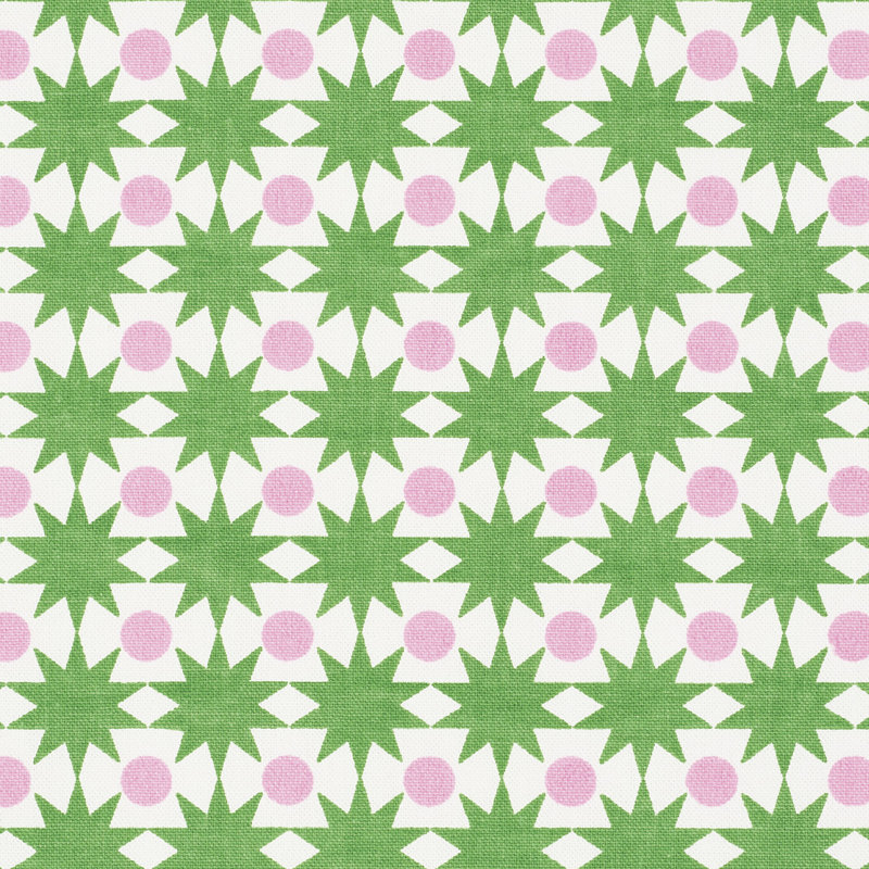 Schumacher x Studio Bon Cosmos Fabric, Watermelon