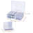 1 Set Acrylic Storage Box Set Clear Photo Container Large Capacity Smooth Edge Burr Free Dustproof
