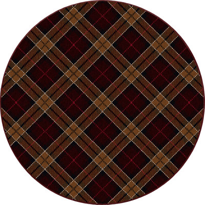 Christmas Plaid Victorian Red