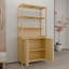 Étagère de rangement multi-scène à deux portes et grande capacité de 38 pouces de hauteur - Mobilier polyvalent pour n'importe quelle pièce
